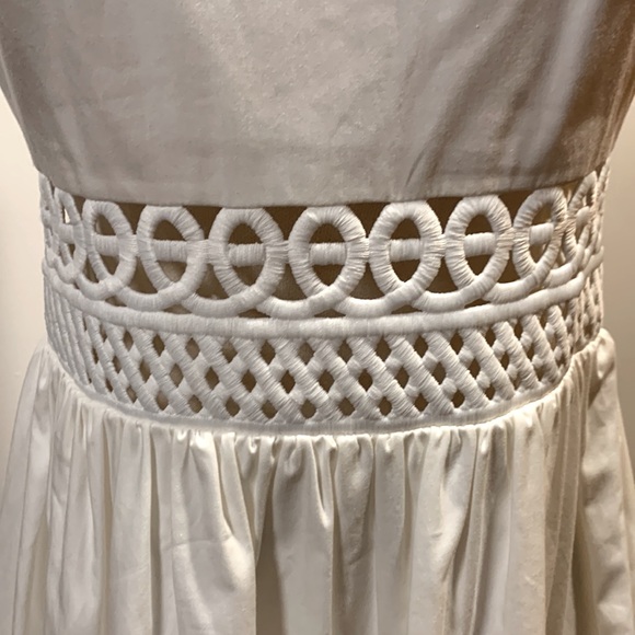 White dress Sleeveless Dress size 1 - Picture 3 of 4